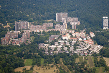 Enregistrement par drone de HD-Emmertsgrund à le quartier Emmertsgrund in Heidelberg dans le département Bade-Wurtemberg, Allemagne