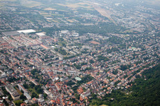 Enregistrement par drone de Quartier Rohrbach in Heidelberg dans le département Bade-Wurtemberg, Allemagne