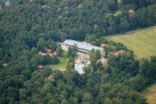 Vue aérienne de Camp de pirates de la forêt à le quartier Rohrbach in Heidelberg dans le département Bade-Wurtemberg, Allemagne
