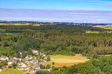 Vue aérienne de Ravengiersburg dans le département Rhénanie-Palatinat, Allemagne