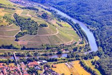 Oberhausen an der Nahe dans le département Rhénanie-Palatinat, Allemagne hors des airs