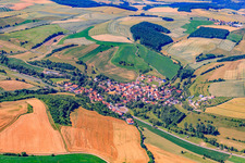 Vue aérienne de Sankt Alban dans le département Rhénanie-Palatinat, Allemagne