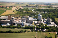 Photographie aérienne de Cimenterie Dyckerhoff à Göllheim dans le département Rhénanie-Palatinat, Allemagne