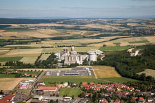 Cimenterie Dyckerhoff à Göllheim dans le département Rhénanie-Palatinat, Allemagne hors des airs