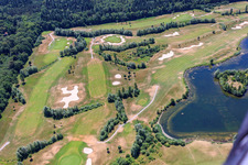 Enregistrement par drone de Golfclub Dreihof à Essingen dans le département Rhénanie-Palatinat, Allemagne