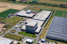 Vue aérienne de Prowell dans la zone industrielle Interpark à le quartier Offenbach in Offenbach an der Queich dans le département Rhénanie-Palatinat, Allemagne