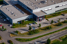 ADA Cosmetics International GmbH à le quartier Bodersweier in Kehl dans le département Bade-Wurtemberg, Allemagne vue d'en haut
