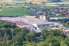 Vue aérienne de Maison Weber à le quartier Linx in Rheinau dans le département Bade-Wurtemberg, Allemagne