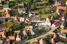 Bischwiller dans le département Bas Rhin, France hors des airs