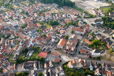 Soufflenheim dans le département Bas Rhin, France vue du ciel