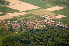 Kauffenheim dans le département Bas Rhin, France d'en haut