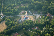 Photographie aérienne de Königsbruck à Leutenheim dans le département Bas Rhin, France