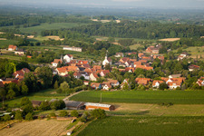 Enregistrement par drone de Wintzenbach dans le département Bas Rhin, France