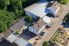 Vue aérienne de Elsässerstraße, Schuh-Walber à Kandel dans le département Rhénanie-Palatinat, Allemagne