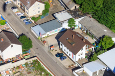 Vue aérienne de Elsässerstraße, Schuh-Walber à Kandel dans le département Rhénanie-Palatinat, Allemagne