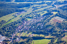 Quartier Queichhambach in Annweiler am Trifels dans le département Rhénanie-Palatinat, Allemagne hors des airs