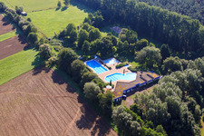 Vue aérienne de Piscine extérieure à Steinfeld dans le département Rhénanie-Palatinat, Allemagne