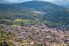 Vue oblique de Malsch dans le département Bade-Wurtemberg, Allemagne