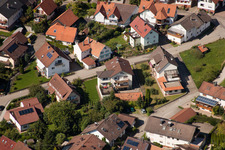 Quartier Gallenbach in Baden-Baden dans le département Bade-Wurtemberg, Allemagne vue d'en haut