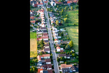 Vue aérienne de Wattstr à Freckenfeld dans le département Rhénanie-Palatinat, Allemagne