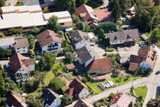 Enregistrement par drone de Quartier Gallenbach in Baden-Baden dans le département Bade-Wurtemberg, Allemagne