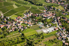 Quartier Steinbach in Baden-Baden dans le département Bade-Wurtemberg, Allemagne d'en haut