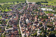 Quartier Steinbach in Baden-Baden dans le département Bade-Wurtemberg, Allemagne vue d'en haut