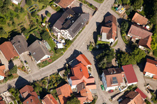 Vue aérienne de Vigne à le quartier Riegel in Bühl dans le département Bade-Wurtemberg, Allemagne