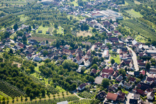 Vue aérienne de Quartier Mösbach in Achern dans le département Bade-Wurtemberg, Allemagne