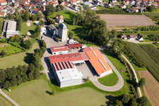 Vue aérienne de Site de l'usine Kraewa GmbH Umformtechnik à le quartier Erlach in Renchen dans le département Bade-Wurtemberg, Allemagne
