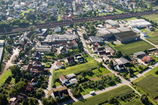 Image drone de Locaux de l'usine Muffenrohr GmbH à le quartier Hatzenweier in Ottersweier dans le département Bade-Wurtemberg, Allemagne