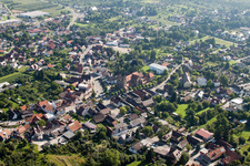 Vue aérienne de Quartier Weier in Ottersweier dans le département Bade-Wurtemberg, Allemagne