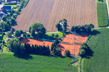 Vue aérienne de Club de tennis Vimbuch eV à le quartier Vimbuch in Bühl dans le département Bade-Wurtemberg, Allemagne