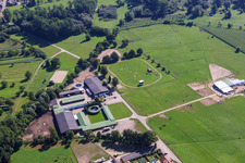 Vue aérienne de Ferme équestre Vetrihof à Muggensturm dans le département Bade-Wurtemberg, Allemagne