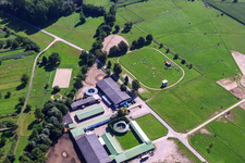Vue oblique de Ferme équestre Vetrihof à Muggensturm dans le département Bade-Wurtemberg, Allemagne