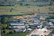 Vue aérienne de Usine de Neumalsch et Ytong à Malsch dans le département Bade-Wurtemberg, Allemagne