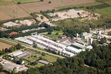 Vue aérienne de Locaux de l'usine Heidelberger Kalksandstein GmbH - Usine Durmersheim à Durmersheim dans le département Bade-Wurtemberg, Allemagne