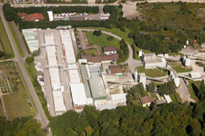 Locaux de l'usine Heidelberger Kalksandstein GmbH - Usine Durmersheim à Durmersheim dans le département Bade-Wurtemberg, Allemagne d'en haut
