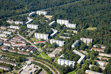 Image drone de Quartier Oberreut in Karlsruhe dans le département Bade-Wurtemberg, Allemagne