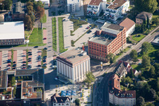 Vue aérienne de Brasserie Moninger à le quartier Grünwinkel in Karlsruhe dans le département Bade-Wurtemberg, Allemagne