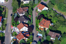 Bergstr à le quartier Ellmendingen in Keltern dans le département Bade-Wurtemberg, Allemagne d'en haut