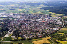 Vue aérienne de Du nord à Sinsheim dans le département Bade-Wurtemberg, Allemagne