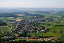 Vue aérienne de Quartier Weiler in Sinsheim dans le département Bade-Wurtemberg, Allemagne