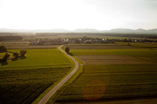 Quartier Hayna in Herxheim bei Landau dans le département Rhénanie-Palatinat, Allemagne depuis l'avion