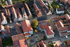 Photographie aérienne de Erlenbach bei Kandel dans le département Rhénanie-Palatinat, Allemagne