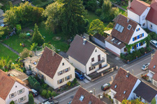 Vue aérienne de Waldstr à Kandel dans le département Rhénanie-Palatinat, Allemagne