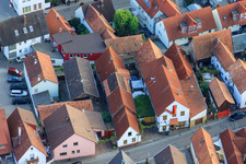 Juiststraße, restaurant Zum Schlodderr à Kandel dans le département Rhénanie-Palatinat, Allemagne d'en haut