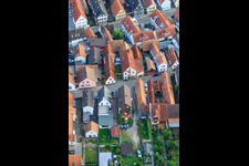 Juiststraße, restaurant Zum Schlodderr à Kandel dans le département Rhénanie-Palatinat, Allemagne hors des airs