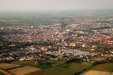 Landau in der Pfalz dans le département Rhénanie-Palatinat, Allemagne hors des airs