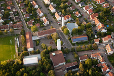 Vue aérienne de Landau-W, Wollmesheimer Höhe à Landau in der Pfalz dans le département Rhénanie-Palatinat, Allemagne